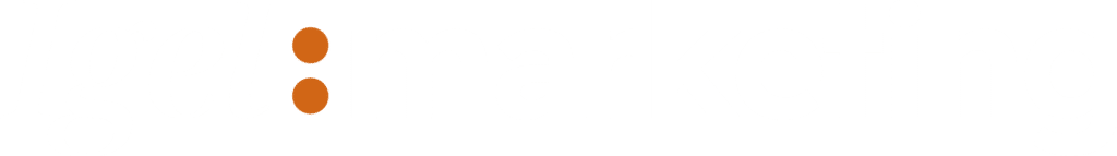 Igel Marketing Logo Weiß Orange Grau.